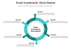 Small investments stock market ppt powerpoint aids cpb