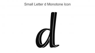 Small Letter D Monotone Icon In Powerpoint Pptx Png And Editable Eps Format