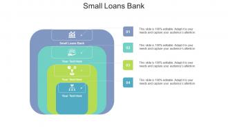 Small loans bank ppt powerpoint presentation portfolio graphics pictures cpb