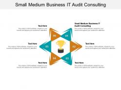 Small medium business it audit consulting ppt powerpoint presentation cpb