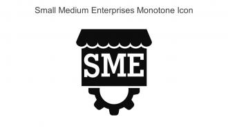 Small Medium Enterprises Monotone Icon In Powerpoint Pptx Png And Editable Eps Format