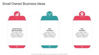 Small Owned Business Ideas In Powerpoint And Google Slides Cpb