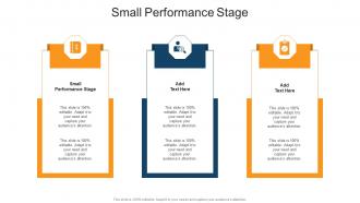 Small Performance Stage In Powerpoint And Google Slides Cpb