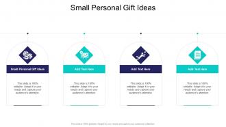 Small Personal Gift Ideas In Powerpoint And Google Slides Cpb