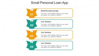 Small personal loan app ppt powerpoint presentation slide download cpb