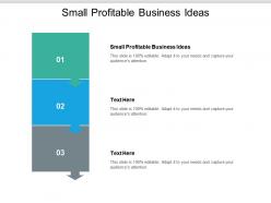 Small profitable business ideas ppt powerpoint presentation infographic template file cpb