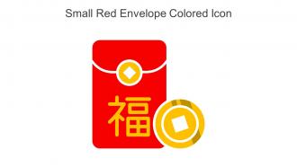 Small Red Envelope Colored Icon In Powerpoint Pptx Png And Editable Eps Format