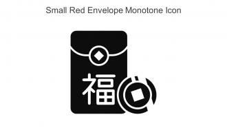 Small Red Envelope Monotone Icon In Powerpoint Pptx Png And Editable Eps Format