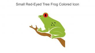 Small Red Eyed Tree Frog Colored Icon In Powerpoint Pptx Png And Editable Eps Format