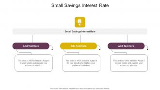 Small Savings Interest Rate In Powerpoint And Google Slides Cpb
