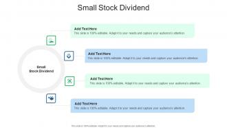 Small Stock Dividend In Powerpoint And Google Slides Cpb