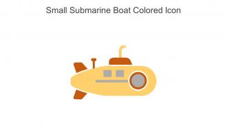 Small Submarine Boat Colored Icon In Powerpoint Pptx Png And Editable Eps Format