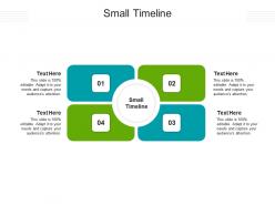 Small timeline ppt powerpoint presentation icon deck cpb