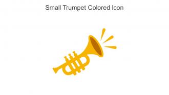 Small Trumpet Colored Icon In Powerpoint Pptx Png And Editable Eps Format