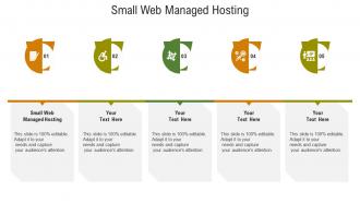 Small web managed hosting ppt powerpoint presentation infographics layouts cpb