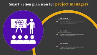 Smart Action Plan Icon For Project Managers