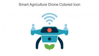 Smart Agriculture Drone Colored Icon In Powerpoint Pptx Png And Editable Eps Format