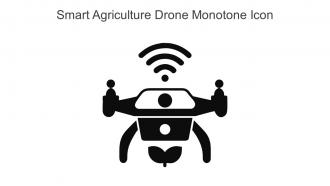 Smart Agriculture Drone Monotone Icon In Powerpoint Pptx Png And Editable Eps Format