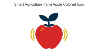 Smart Agriculture Farm Apple Colored Icon In Powerpoint Pptx Png And Editable Eps Format