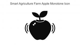 Smart Agriculture Farm Apple Monotone Icon In Powerpoint Pptx Png And Editable Eps Format