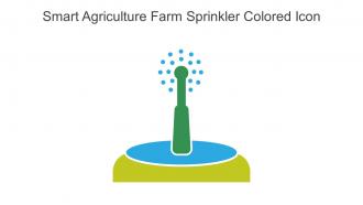 Smart Agriculture Farm Sprinkler Colored Icon In Powerpoint Pptx Png And Editable Eps Format