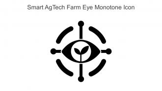 Smart AgTech Farm Eye Monotone Icon In Powerpoint Pptx Png And Editable Eps Format