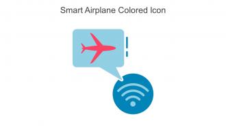 Smart Airplane Colored Icon In Powerpoint Pptx Png And Editable Eps Format