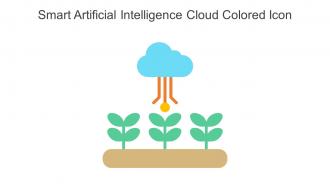 Smart Artificial Intelligence Cloud Colored Icon In Powerpoint Pptx Png And Editable Eps Format