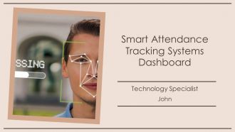 Smart Attendance Tracking Systems Dashboard Asset Tracking PPT Graphics AT