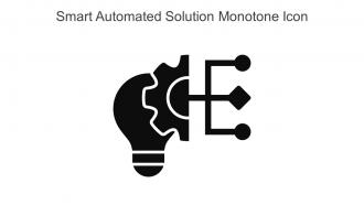 Smart Automated Solution Monotone Icon In Powerpoint Pptx Png And Editable Eps Format