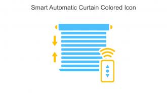 Smart Automatic Curtain Colored Icon In Powerpoint Pptx Png And Editable Eps Format