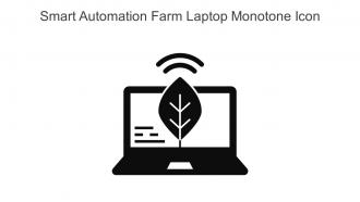 Smart Automation Farm Laptop Monotone Icon In Powerpoint Pptx Png And Editable Eps Format