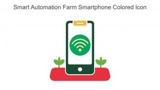 Smart Automation Farm Smartphone Colored Icon In Powerpoint Pptx Png And Editable Eps Format