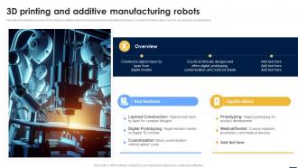 Smart Automation Robotics 3d Printing And Additive Manufacturing Robots RB SS