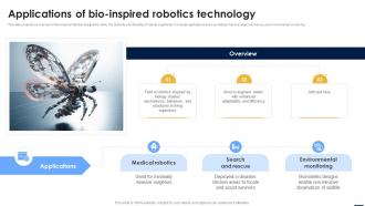 Smart Automation Robotics Applications Of Bio Inspired Robotics Technology RB SS