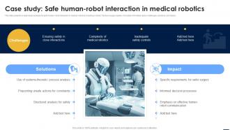 Smart Automation Robotics Case Study Safe Human Robot Interaction In Medical Robotics RB SS