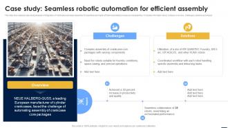 Smart Automation Robotics Case Study Seamless Robotic Automation For Efficient Assembly RB SS