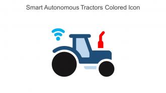 Smart Autonomous Tractors Colored Icon In Powerpoint Pptx Png And Editable Eps Format