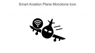 Smart Aviation Plane Monotone Icon In Powerpoint Pptx Png And Editable Eps Format