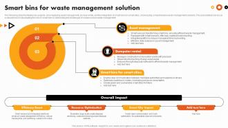 Smart Bins For Waste Management Solution