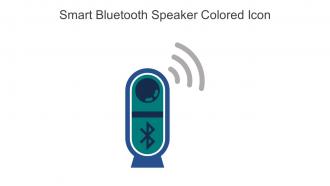 Smart Bluetooth Speaker Colored Icon In Powerpoint Pptx Png And Editable Eps Format