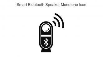 Smart Bluetooth Speaker Monotone Icon In Powerpoint Pptx Png And Editable Eps Format