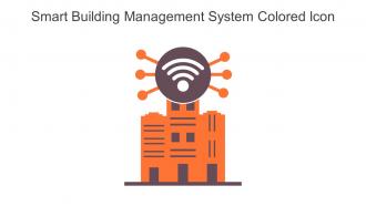Smart Building Management System Colored Icon In Powerpoint Pptx Png And Editable Eps Format