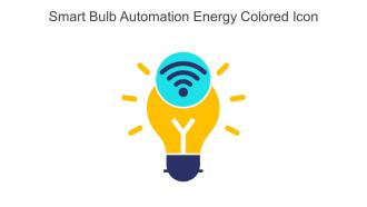 Smart Bulb Automation Energy Colored Icon In Powerpoint Pptx Png And Editable Eps Format