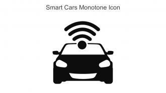 Smart Cars Monotone Icon In Powerpoint Pptx Png And Editable Eps Format