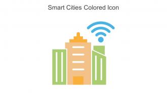 Smart Cities Colored Icon In Powerpoint Pptx Png And Editable Eps Format