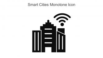 Smart Cities Monotone Icon In Powerpoint Pptx Png And Editable Eps Format