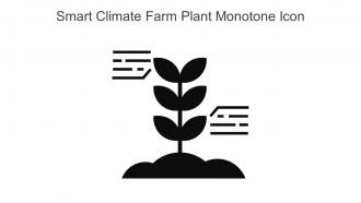 Smart Climate Farm Plant Monotone Icon In Powerpoint Pptx Png And Editable Eps Format
