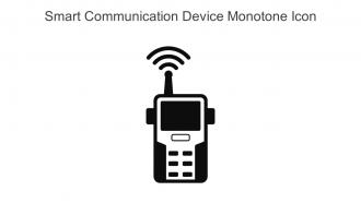 Smart Communication Device Monotone Icon In Powerpoint Pptx Png And Editable Eps Format