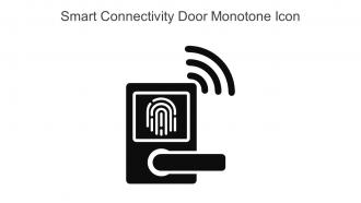 Smart Connectivity Door Monotone Icon In Powerpoint Pptx Png And Editable Eps Format